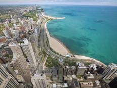 View on Lake Shore Drive, Chicago