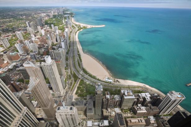 View on Lake Shore Drive, Chicago
