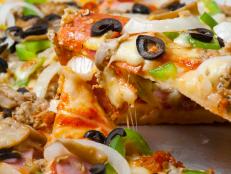 Pizza With A Variety Of Toppingshttp://www.travelchannel.com/Places_Trips/Travel_Ideas/Travel_Tips/Cheap_Eats_In_The_Big_Apple