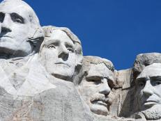 Mount Rushmore, in the Black Hills of South Dakota, welcomes more than 2.6 million visitors per year.