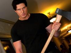 Zak re-enacts the famous axe scene from "The Shining." The Stanley Hotel was the inspiration for Stephen King's novel.