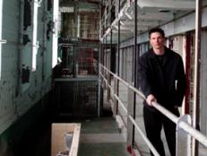 Zak in the halls of the haunted State Penitentiary in Moundsville, WV.