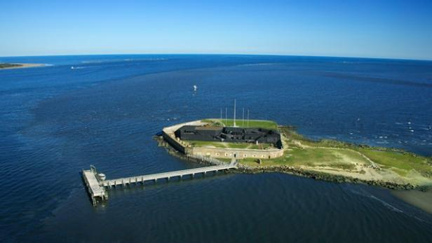 The first shots of the Civil War were fired on Fort Sumter in South Carolina.