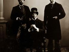 These 19th-century gentlemen look just a bit menacing and dark!