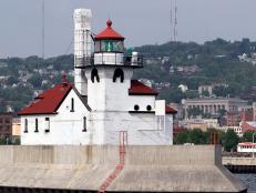 One of the most influential and award-winning lyricists of all time, Robert Allen Zimmerman, a.k.a. Bob Dylan, was born on May 24, 1941, in Duluth, Minnesota. This is the Duluth South Breakwater Outer Lighthouse on Lake Superior.