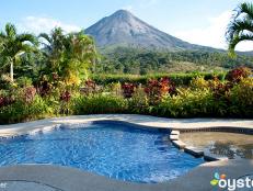 <strong><a href="http://www.oyster.com/costa-rica/hotels/arenal-kioro-suites-and-spa/">Arenal Kioro Suites and Spa </a></strong><br>With a breathtaking view of Arenal Volcano, Arenal Kioro Suites and Spa's pool takes full advantage of its natural setting. Lounging at a gorgeous pool gazing into the foot of a volcano doesn't sound too bad to us!