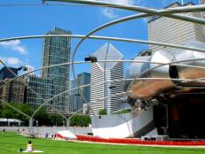 The Jay Pritzker Pavilion is one of the centerpieces of Chicago's Millennium Park.
