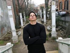 Zak outside of the tunnels in Sacramento, California, a city that has seen a great deal of death and destruction as a result of floods, cholera and massive fires.