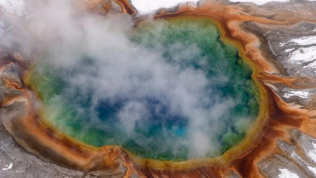 If you're traveling to Yellowstone National Park, don't leave without seeing the Grand Prismatic Spring.