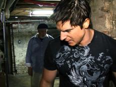 Eyewitness Murray Silver shows Zak around the basement of the Moon River Brewing Company.