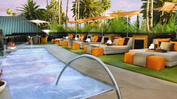 <b>Bare Pool at the Mirage</b><br>Two large pools provide plenty of room for fun, along with Asian-influenced appetizers, ice-fresh mojito pitchers and celebrity sightings.
