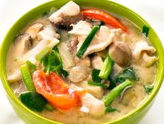 Watch Andrew Zimmern prepare Tom Kha Gai. Then prepare the Thai soup in your own kitchen.