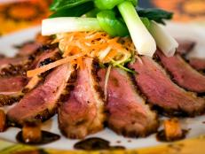 Watch Andrew Zimmern cook Japanese Pan Roasted Duck Breast. Then prepare the dish in your own kitchen.