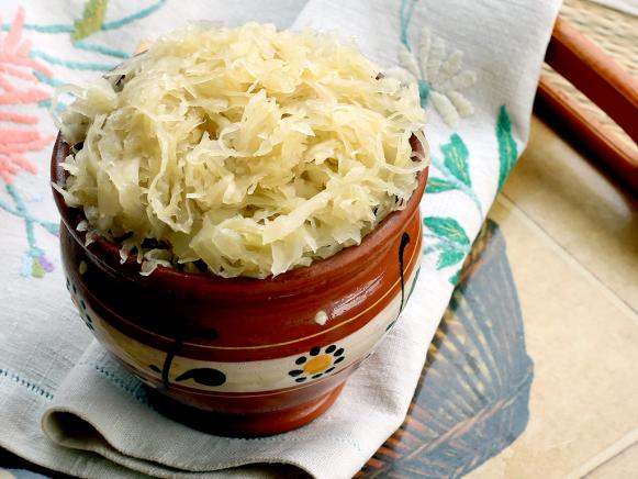  'sauerkraut in a bowl'