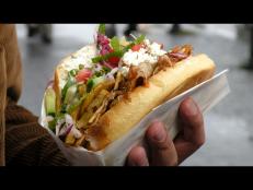 Berlin's most popular street food is the 'doner kebab' and Mustafa's is the most famous.