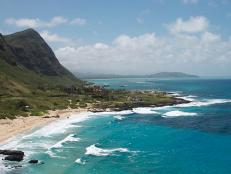 View from Makapuu Point Lighthouse on Oahu
