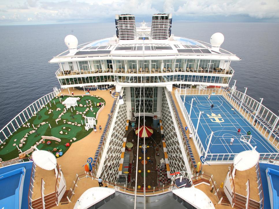 verdens største cruise ship location