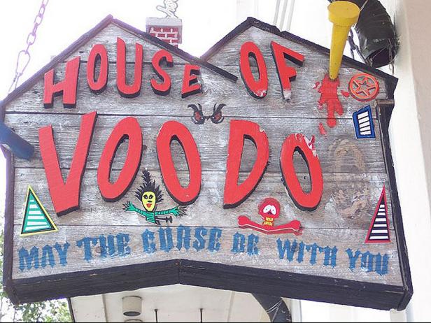 Voodoo, a set of underground religious practices, originated from African traditions. It’s a major tourist attraction in New Orleans. Several shops sell charms, gris-gris, candles and powders.  So enter at your own risk.