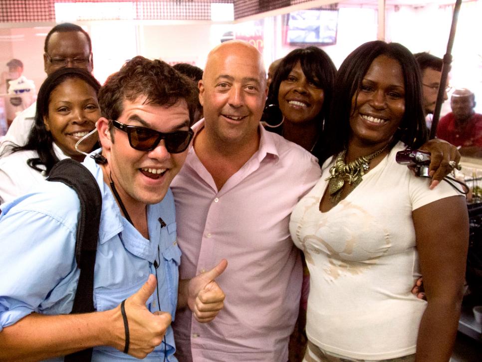 Andrew Zimmern at Motor City Soul Food