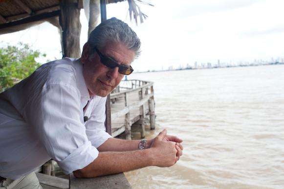 Anthony Bourdain, host of Travel Channel's No Reservations.  Brazil: The Amazon