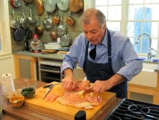 Legendary chef Jacques Pepin introduces the proper way to debone a whole chicken.