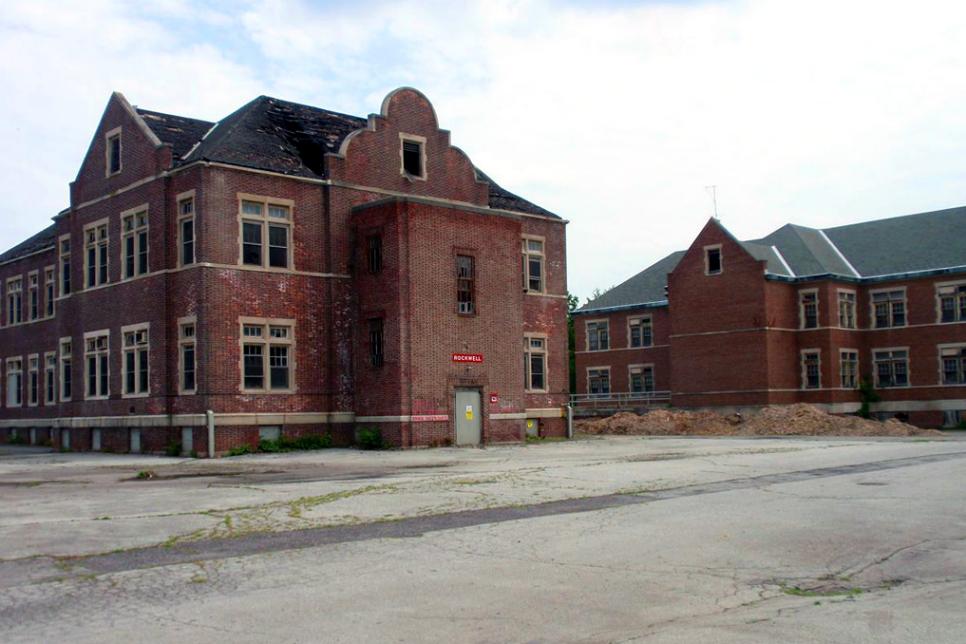 Pennhurst Asylum in Spring City, Pennsylvania