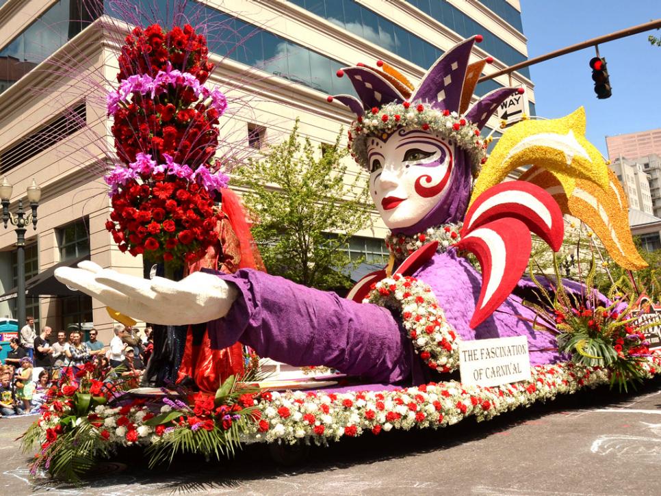 Flower Festivals of the US : Arts 