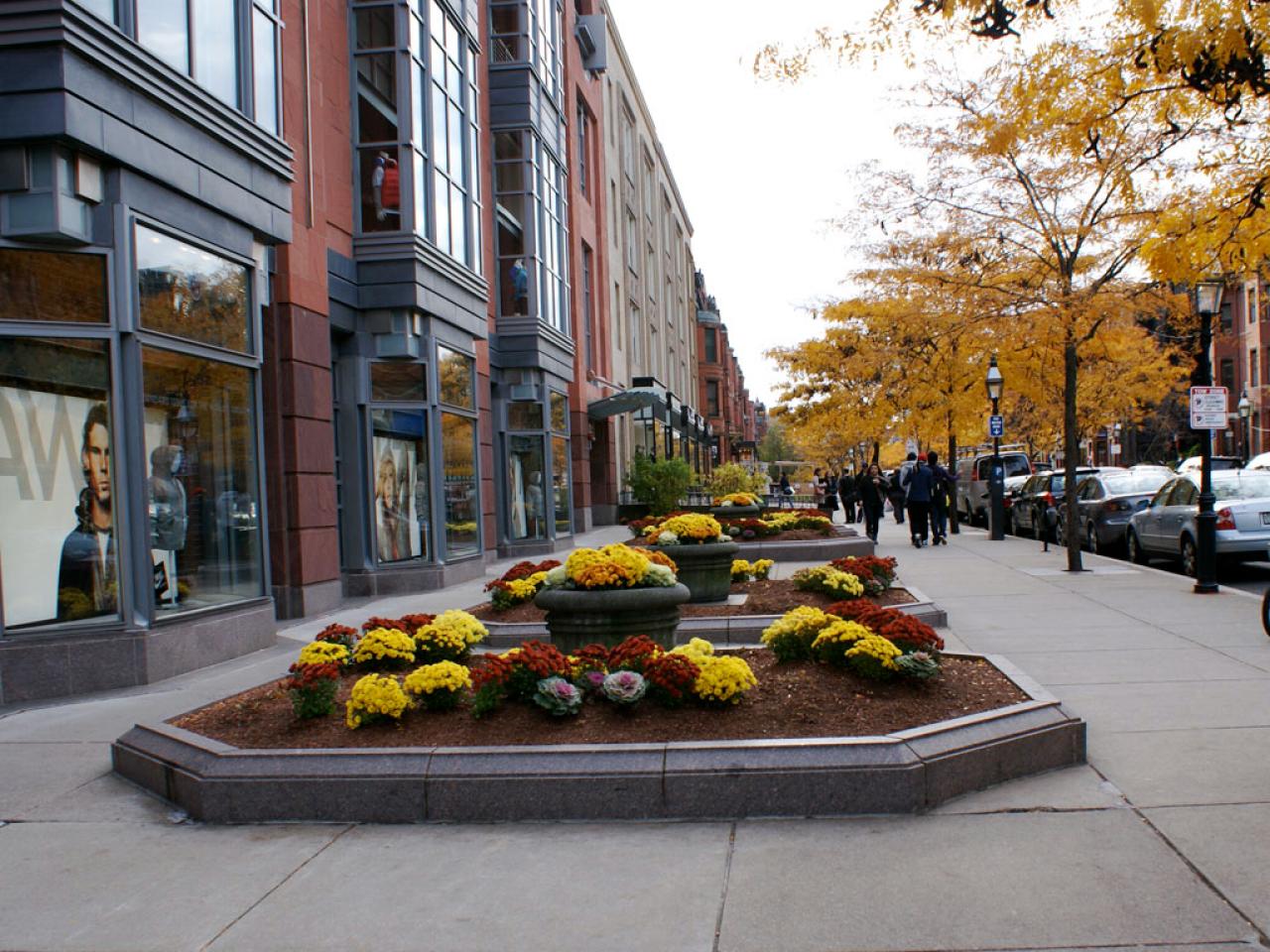 Forever 21 store and parking garage on Newbury Street, Thursday