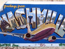 This piece of artistry -- a Nashville postcard -- includes several Music City’s attractions including the Parthenon and the old Country Music Hall of Fame that are now gone. If you look closely, the mural includes a statue of the seventh US President Andrew Jackson, who owned a home in Nashville, known as The Hermitage.