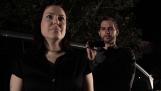 Amy Allan and cameraman Matt on The Dead Files