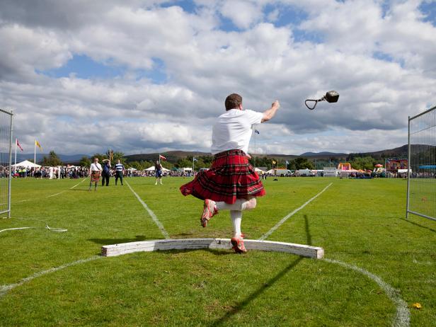 Highland Games na Escócia 