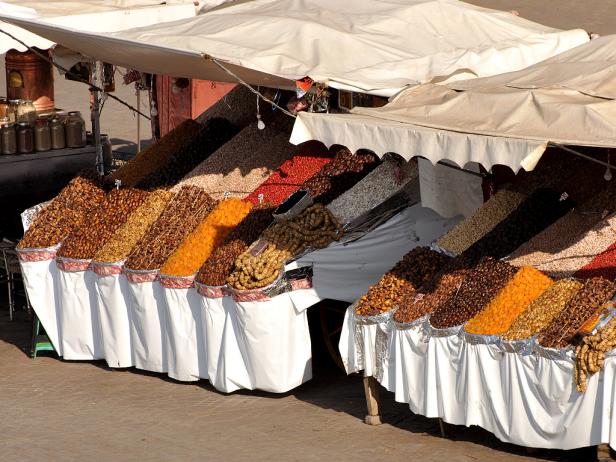 Market stall at Djemaa el Fna in MarrakechPhoto by Thinkstock