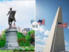 It's a colonial clash as our nation's capital, Washington, DC, duels with one of America's oldest cities, Boston, MA.