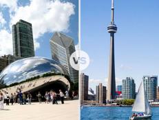 It's the US vs. Canada as Chicago and Toronto battle it out for the title of Best Lakeside City. You be the judge!