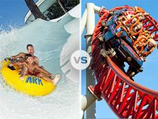 It's waterslides vs. roller coasters when The Dells in Wisconsin and Cedar Point in Ohio battle it out for the title of Best Theme Park Vacation.