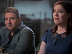 Steve and Amy listen to Donna describe an arm in a black sleeve waving at her from nowhere.