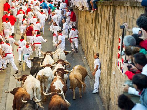 Postcard From Running of the Bulls: Festival of San Fermin