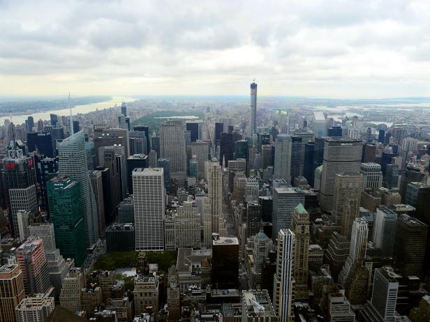 View from the Empire State Building in New York City