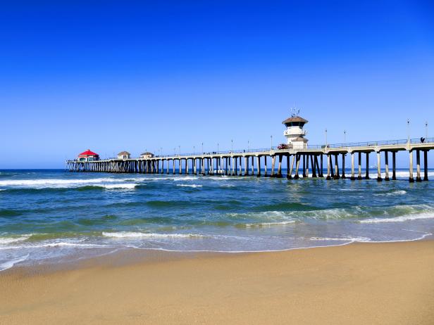 Huntington Beach Pier in Orange County California