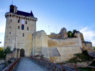 Royal Fortress of Chinon, France, Overlook, Clear Sky