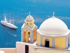 windstar, wind star, cruises, cruise ship, santorini, greece, mediterranean 