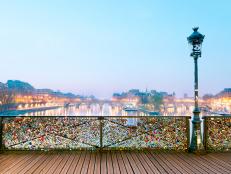 ponts des arts, love, bridge, padlocks, paris, france