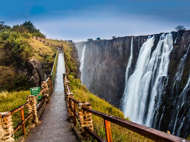 victoria falls, waterfall, 7 wonders, zambia, africa
