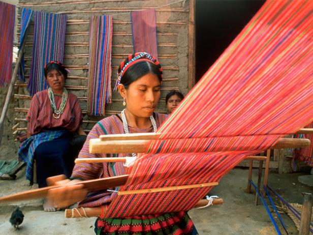 San Juan la Laguna, loom weaving, womens cooperative, Guatemala