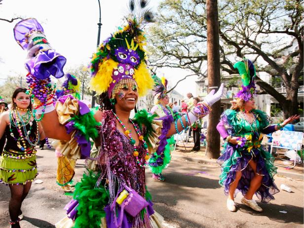Mardi Gras, parade, costumes, New Orleans, Louisiana