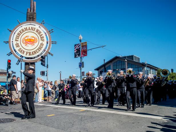 parade, band, San Francisco Fleet Week