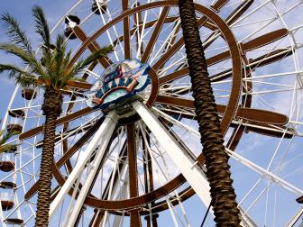 Alabama, Orange Beach, The Wharf, shopping, dining, entertainment, complex, resort, Ferris wheel, tallest in Southeast, gondolas, amusement park ride, date palm, 
