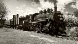 steam train, old, vintage, railroad, black and white