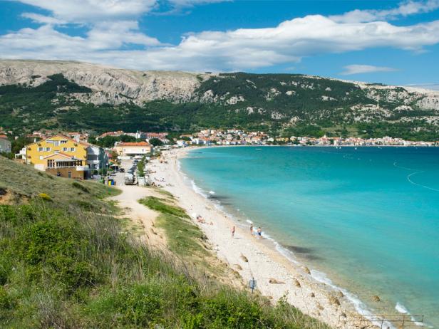 Basca Beach, Krk Island, Croatia