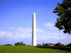 tall Obelisk, washington monument, daytime, blue sky,